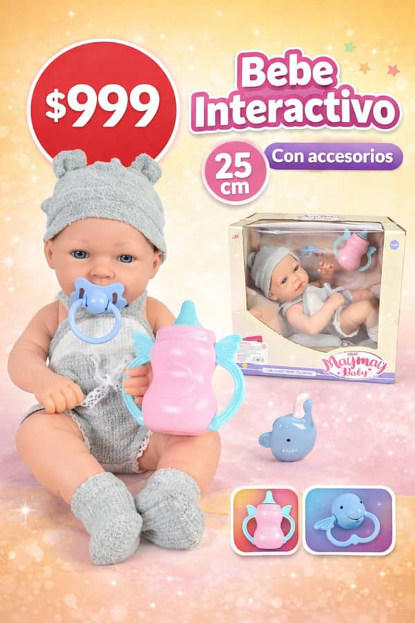 Bebote 25 cm con accesorios